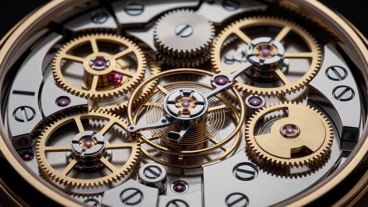 High-end Luxury Watch Machinery Detail